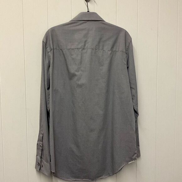 Kenneth Cole Reaction Men’s Medium 15-15 1/2 Casual Long Sleeve Button Down Shir - Picture 8 of 12